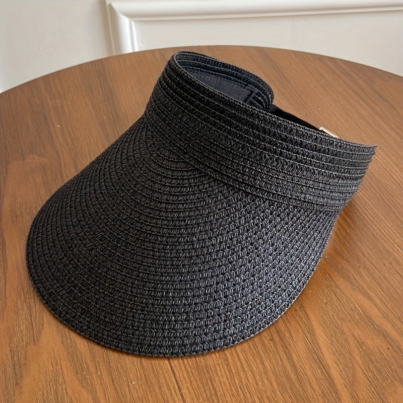 Damen Strohvisier faltbar breitkrempig UV-Schutz - Image 7