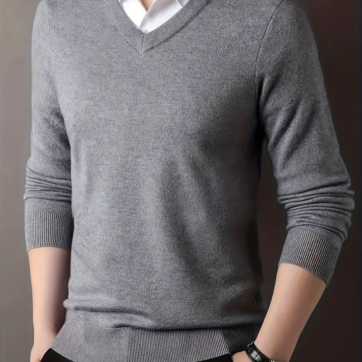 Conrad | Eleganter V-Ausschnitt-Pullover - Image 17