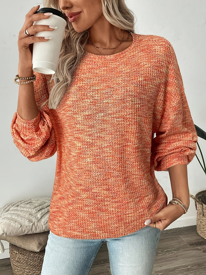 Greta | Entspannter Waffelstrick-Pullover - Image 5