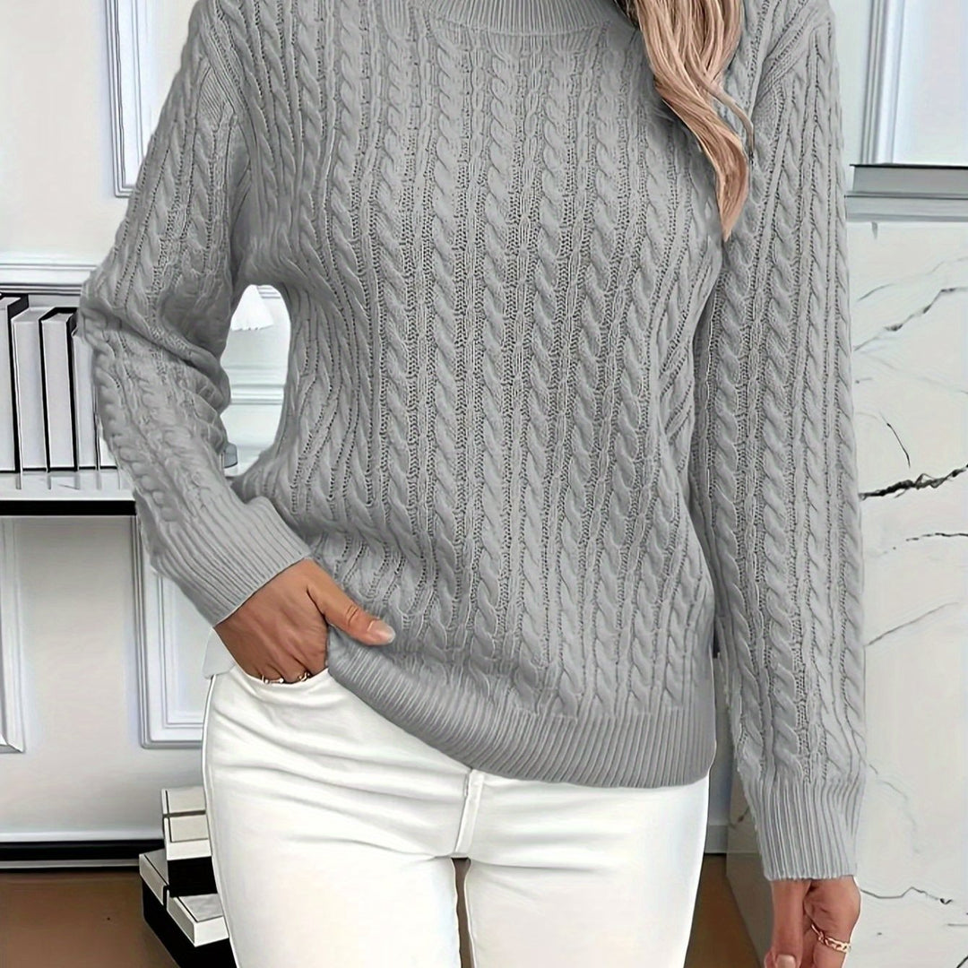 GEMÜTLICHER RUNDHALSPULLOVER FÜR DAMEN - Image 28