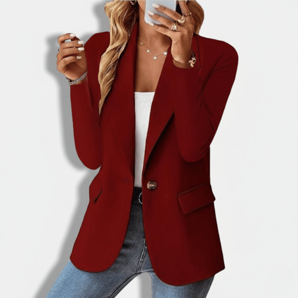 Rebeca - Eleganter Damen Blazer Mit Knopfleiste