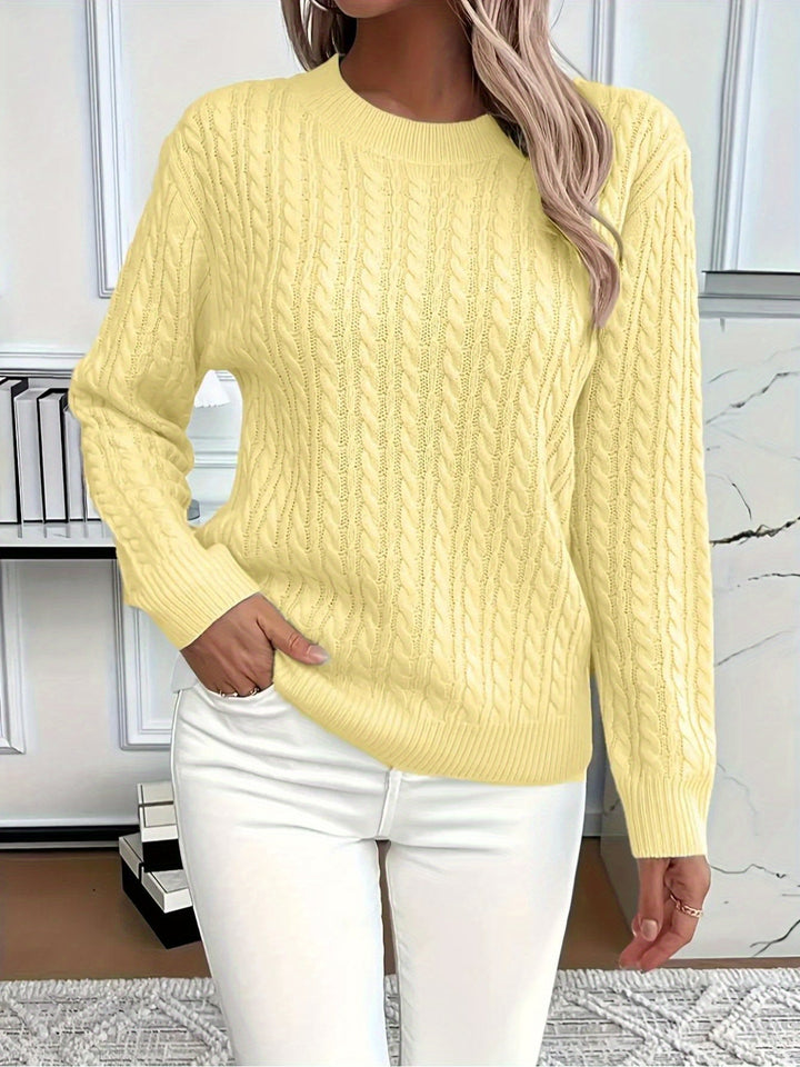 GEMÜTLICHER RUNDHALSPULLOVER FÜR DAMEN - Image 7