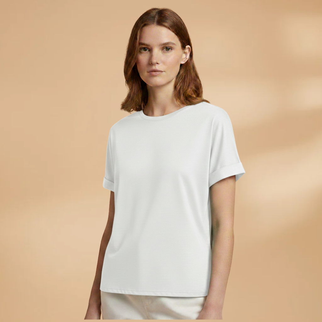 Rayluna - Oversize Damen T Shirt Rundhals Kurzarm