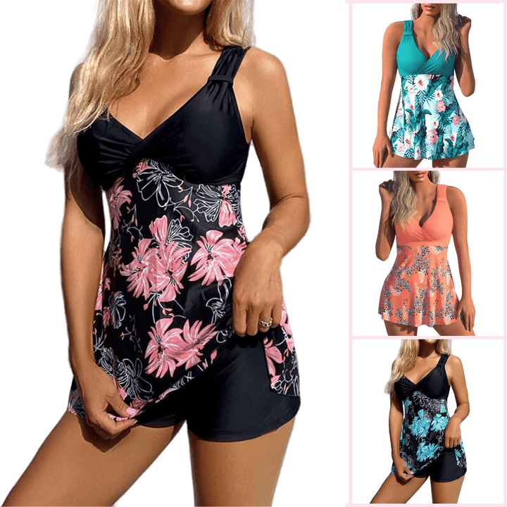 Damen Tankini mit Rock große Größen Rückenfrei - Image 7