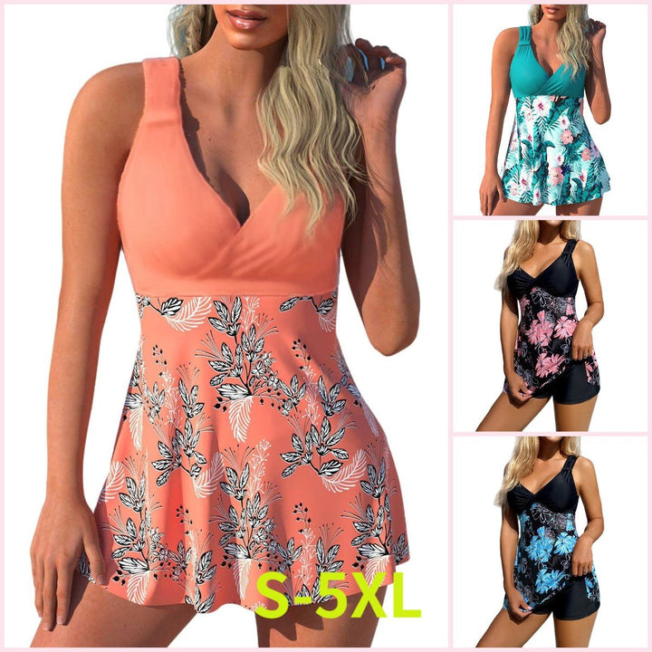Damen Tankini mit Rock große Größen Rückenfrei - Image 6