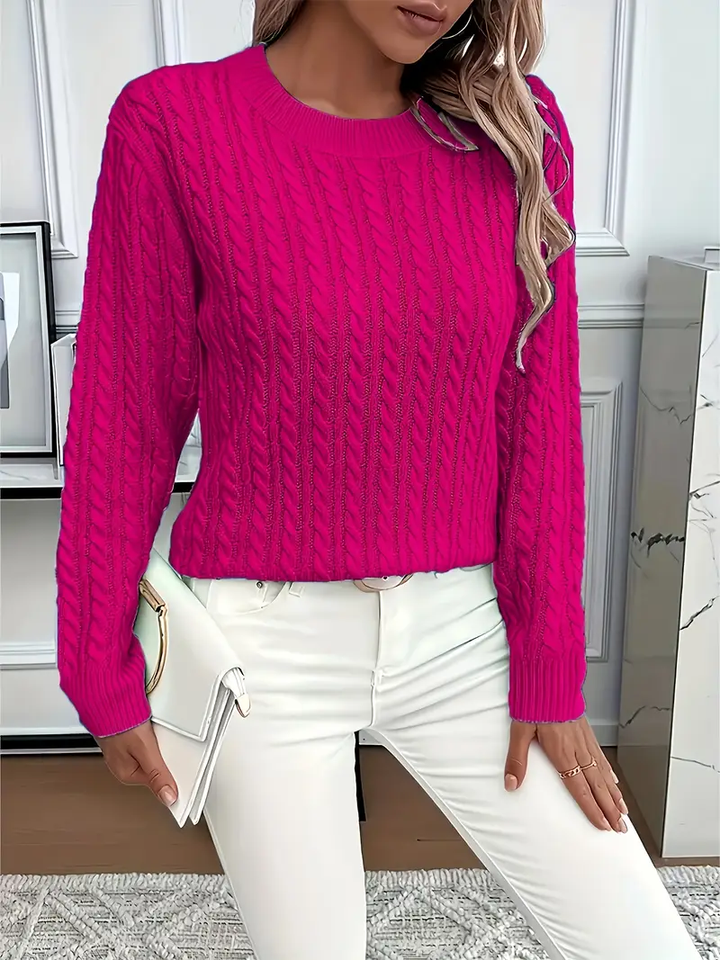 GEMÜTLICHER RUNDHALSPULLOVER FÜR DAMEN - Image 14