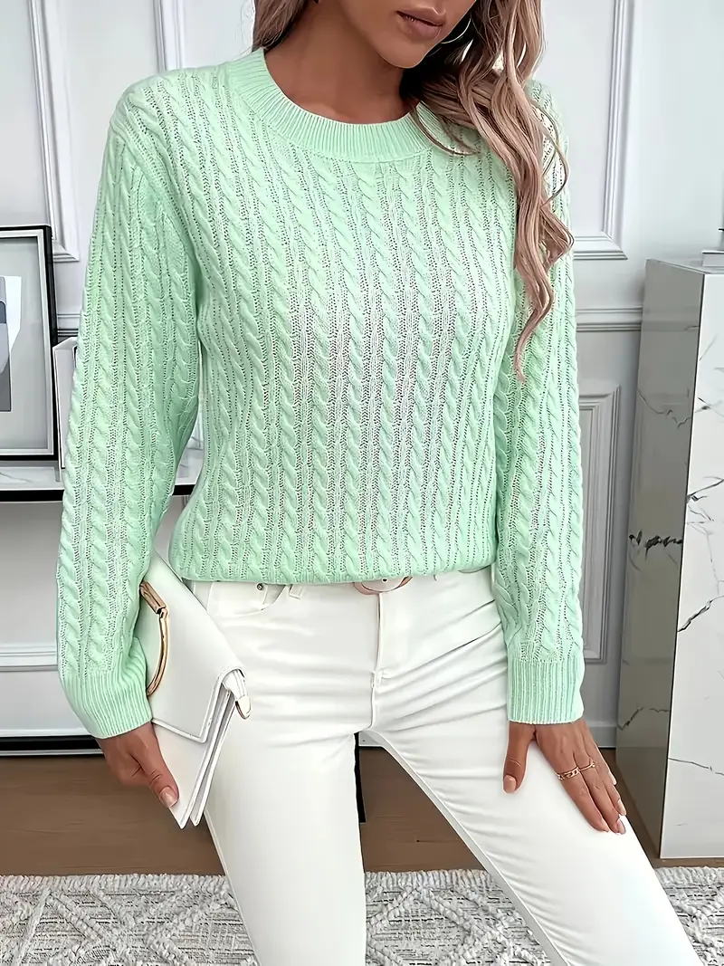 GEMÜTLICHER RUNDHALSPULLOVER FÜR DAMEN - Image 30