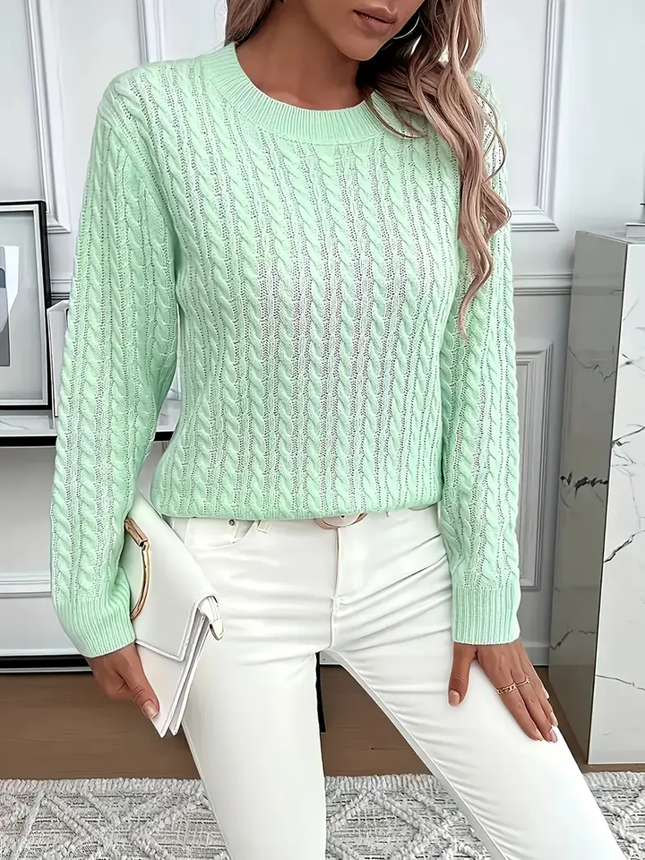 GEMÜTLICHER RUNDHALSPULLOVER FÜR DAMEN - Image 30