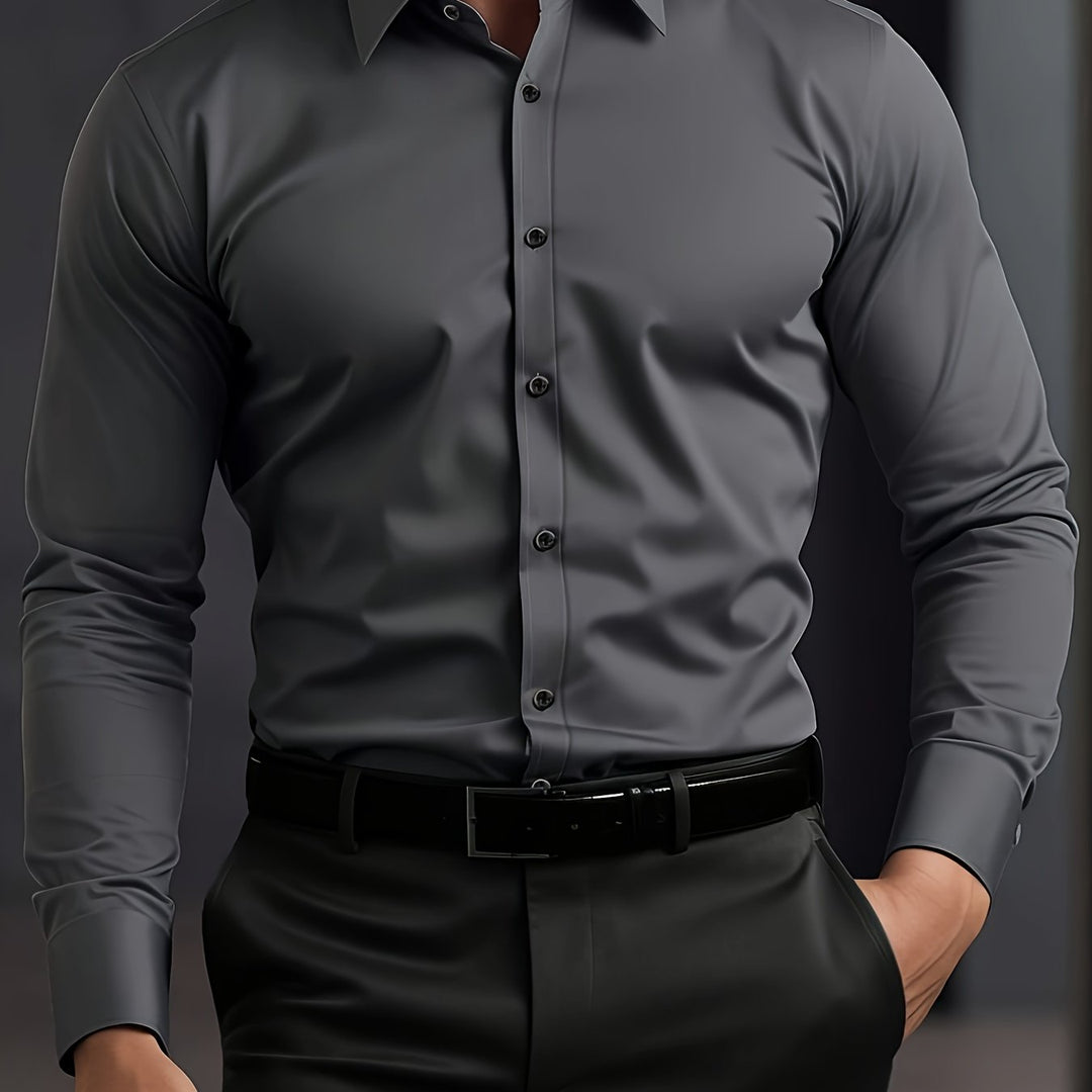 Leon | Raffiniertes Langarm-Businesshemd - Image 19