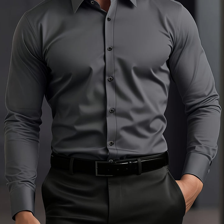 Leon | Raffiniertes Langarm-Businesshemd - Image 19