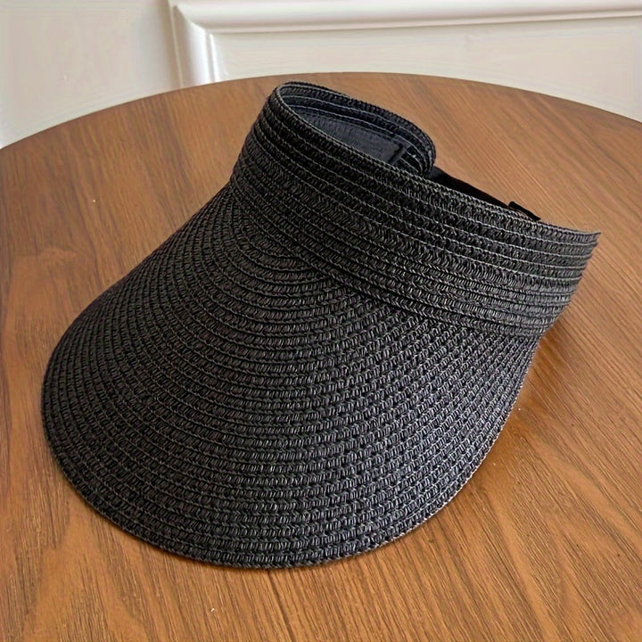 Damen Strohvisier faltbar breitkrempig UV-Schutz - Image 8