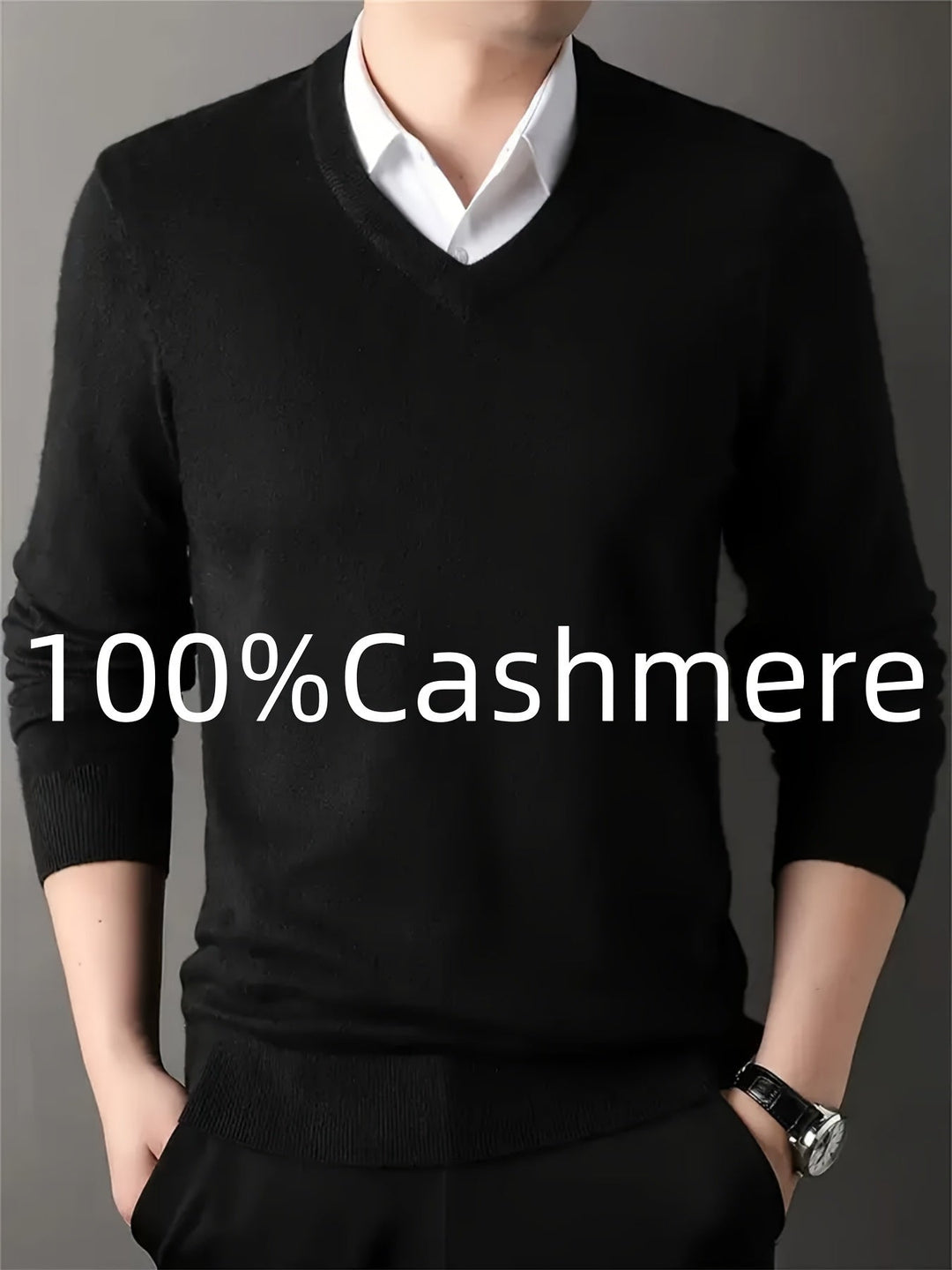 Conrad | Eleganter V-Ausschnitt-Pullover - Image 3