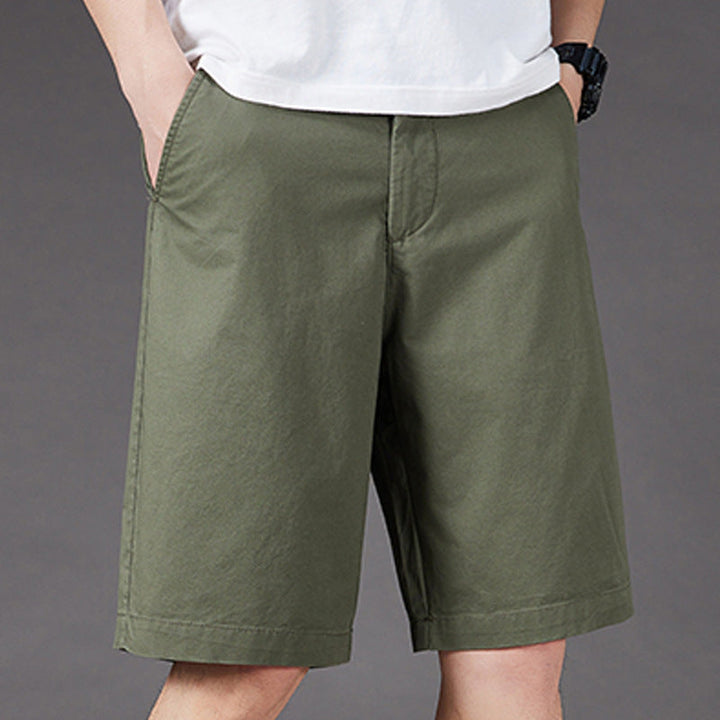 Women's High Waisted Knee Length Wide Leg Bermuda Shorts - Image 4