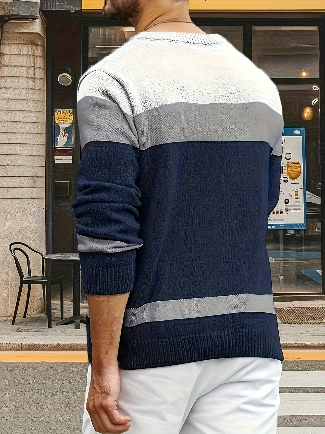 Bradley | Strukturierter Zopfstrickpullover - Image 3