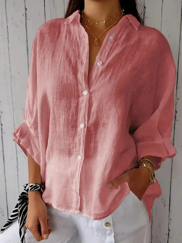 Paige - Damen Leinenbluse