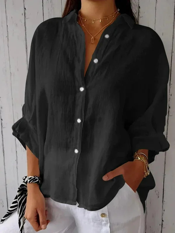 Paige - Damen Leinenbluse