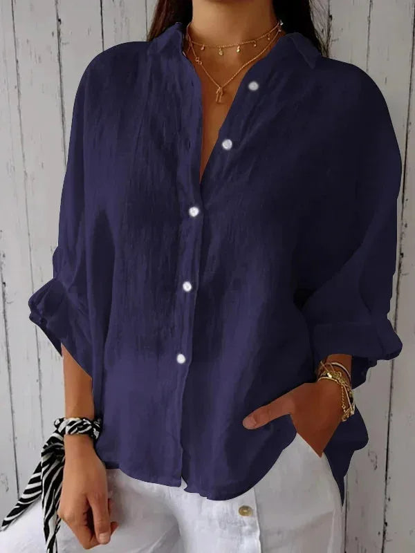 Paige - Damen Leinenbluse