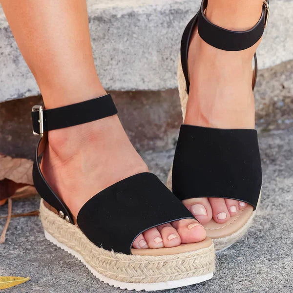 Damen Sommersandalen Flach Bequem - Image 6