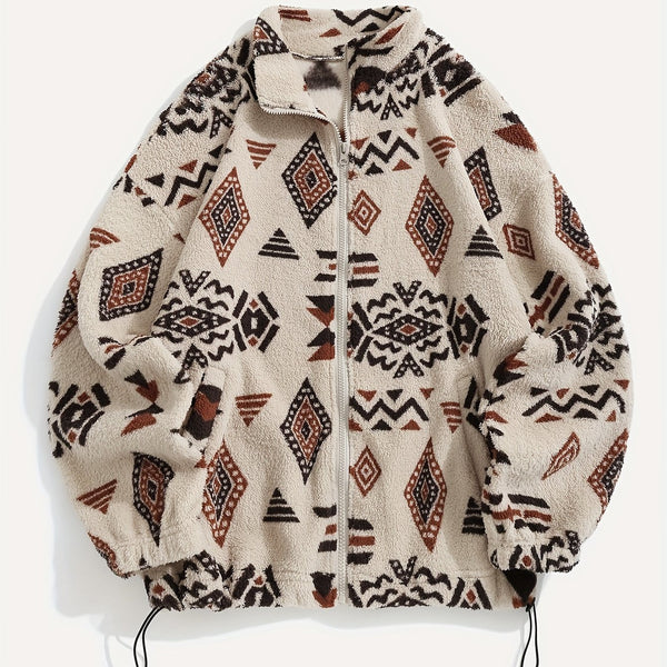 Lorraine | Gemusterte Reißverschlussjacke