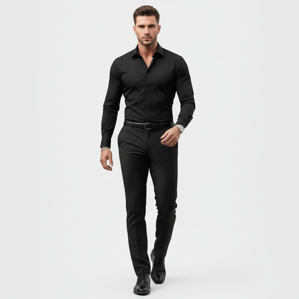 Holden - Herren Slim Fit Langarmhemd