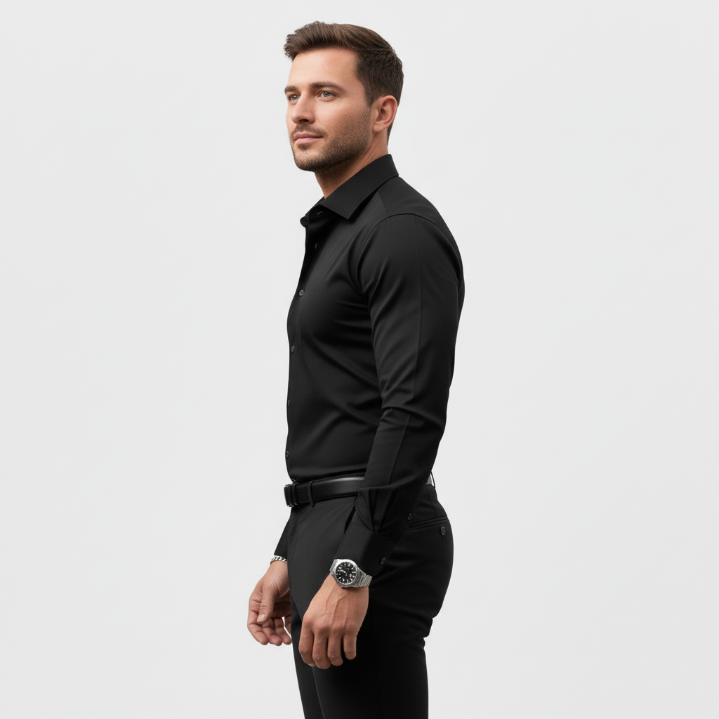 Holden - Herren Slim Fit Langarmhemd