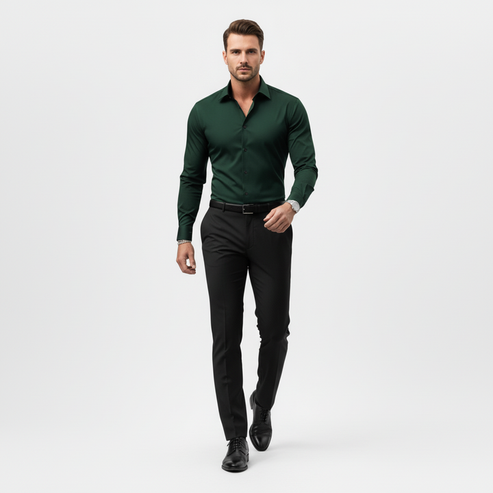 Holden - Herren Slim Fit Langarmhemd
