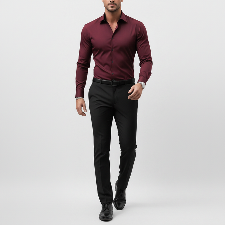 Holden - Herren Slim Fit Langarmhemd