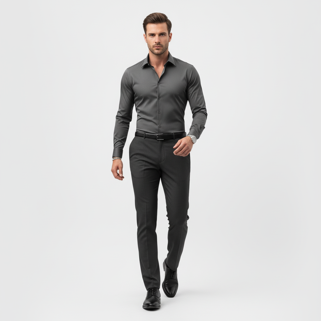 Holden - Herren Slim Fit Langarmhemd