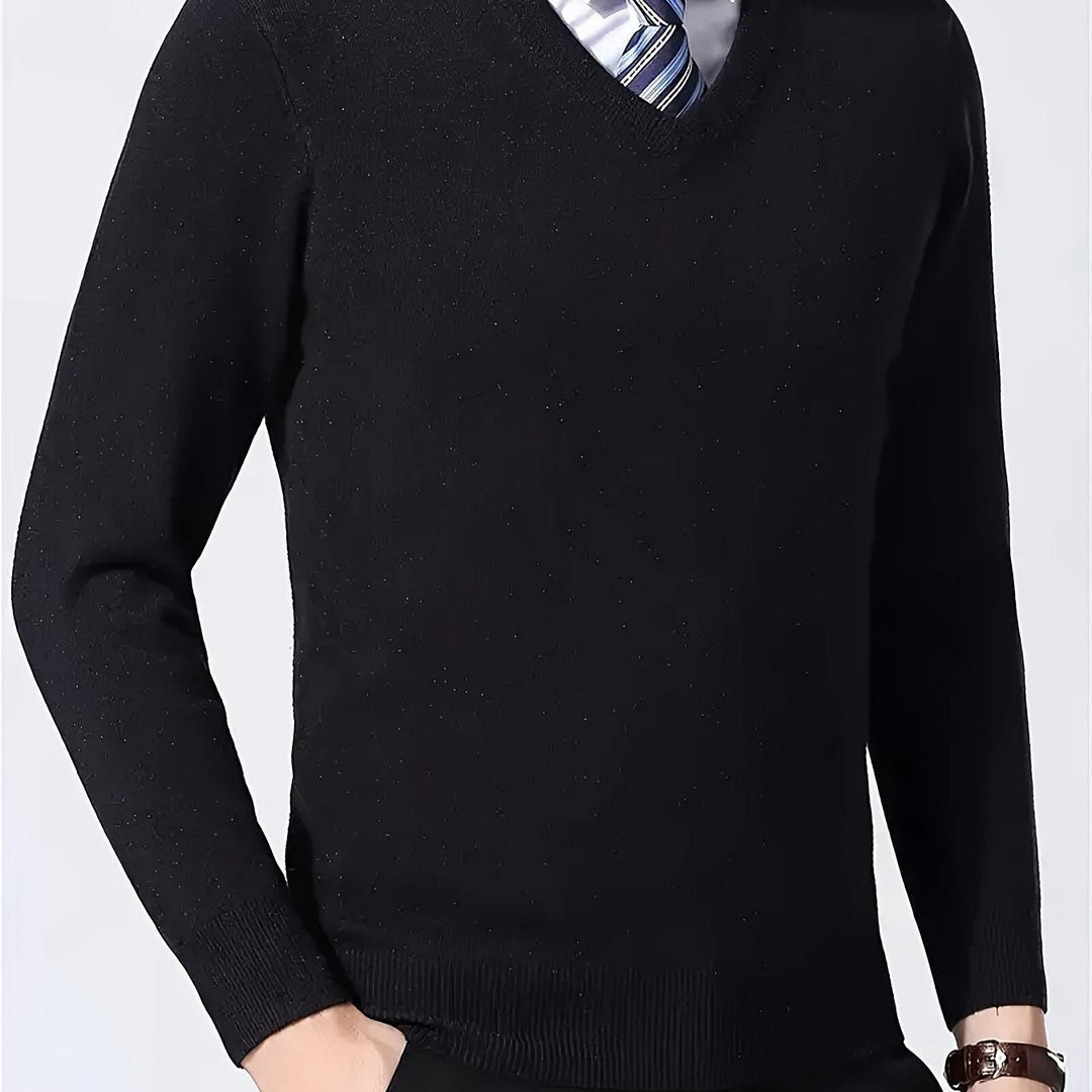 Conrad | Eleganter V-Ausschnitt-Pullover