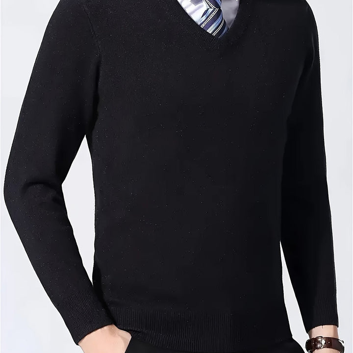 Conrad | Eleganter V-Ausschnitt-Pullover