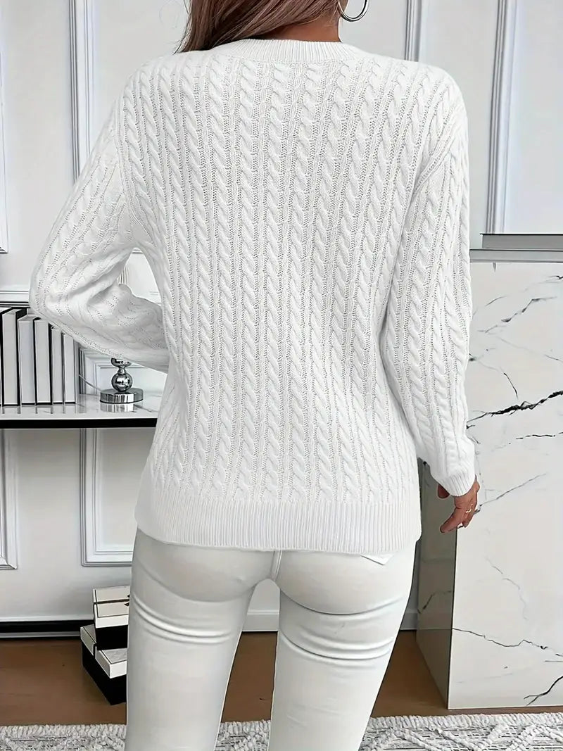 GEMÜTLICHER RUNDHALSPULLOVER FÜR DAMEN - Image 10