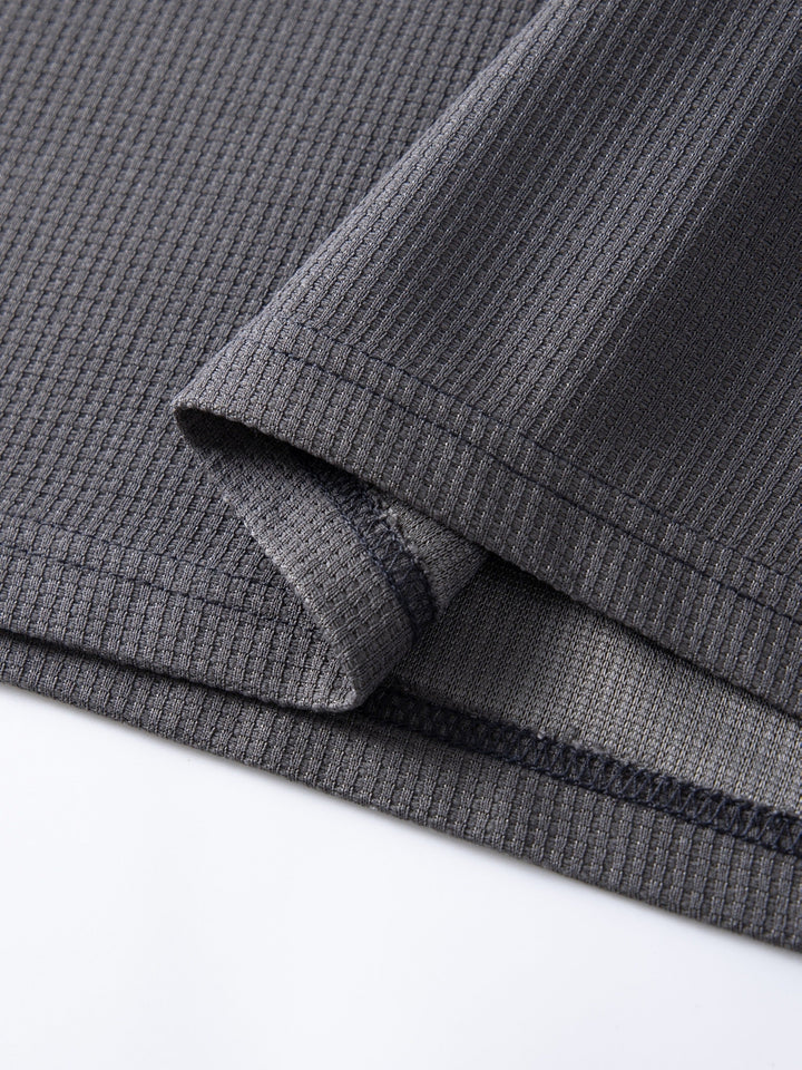Frederick | Langarmshirt aus strukturiertem Waffelstrick - Image 25