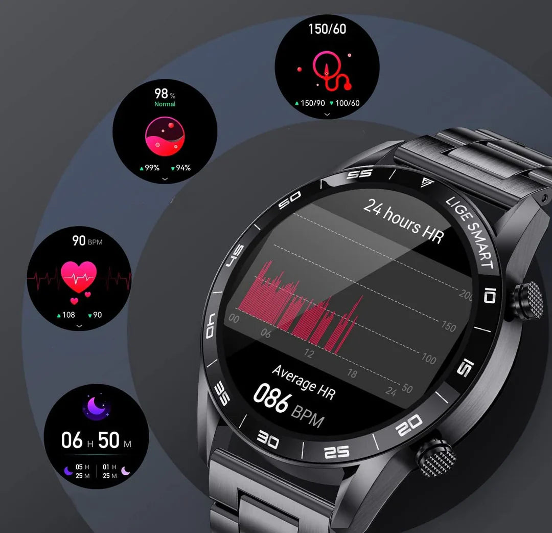 Arvion - Men's Smartwatch with Multisport Mode and Health Monitor