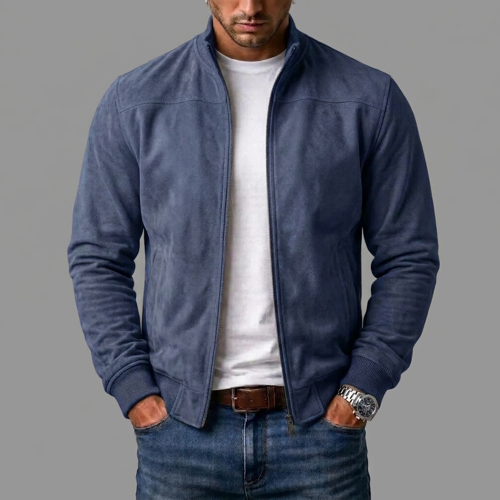 Daan™ | Klassische Bomberjacke in Wildleder-Optik - Image 6