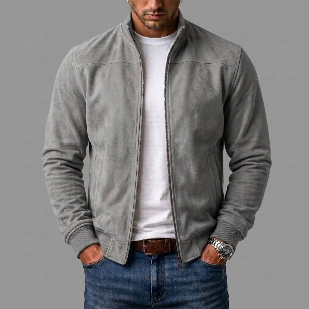 Daan™ | Klassische Bomberjacke in Wildleder-Optik - Image 7