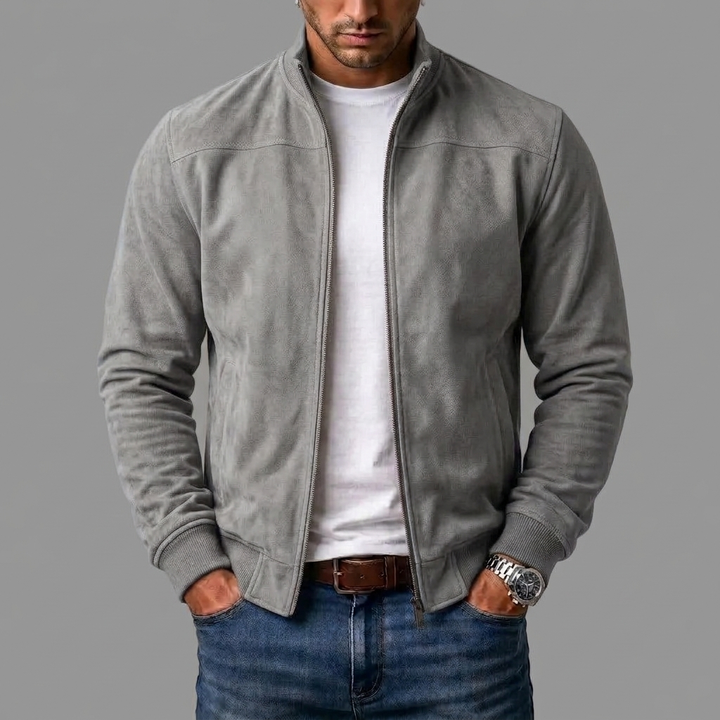 Daan™ | Klassische Bomberjacke in Wildleder-Optik - Image 7