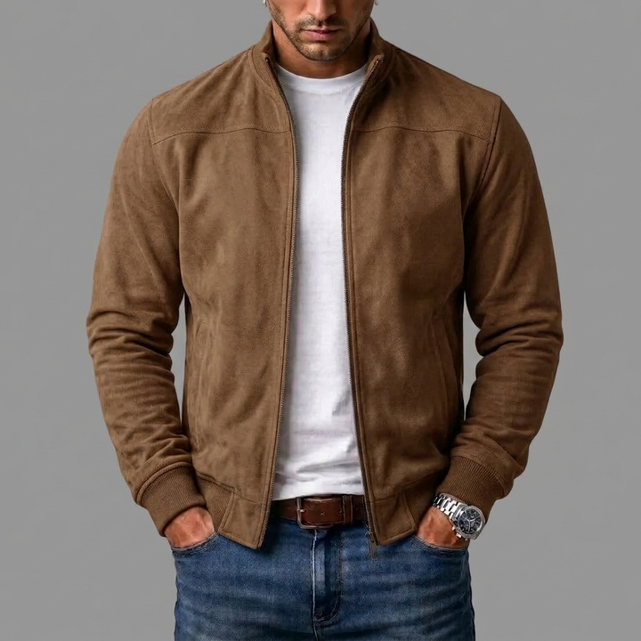 Daan™ | Klassische Bomberjacke in Wildleder-Optik - Image 5