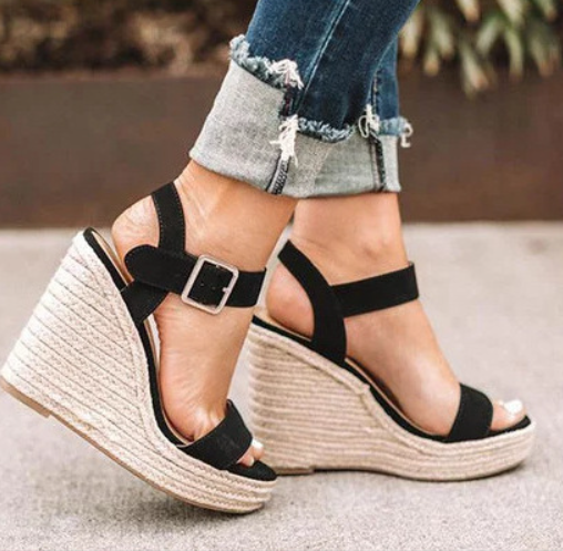 Damen Orthopädische Keilsandaletten Bequeme Keilabsatzschuhe - Image 4