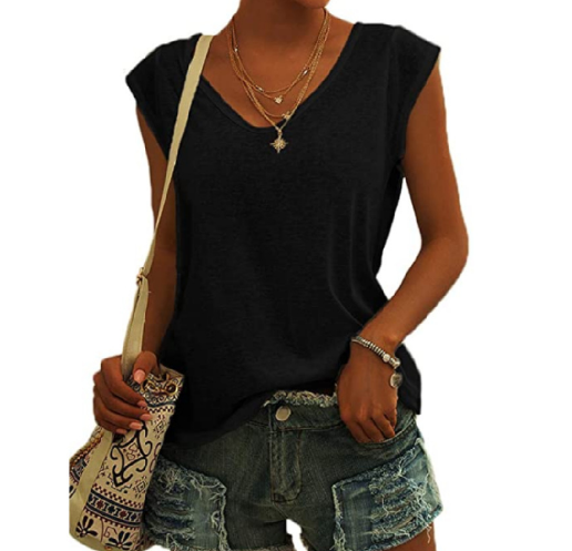 Alyvera - Elegantes Sommer Top Ärmellos