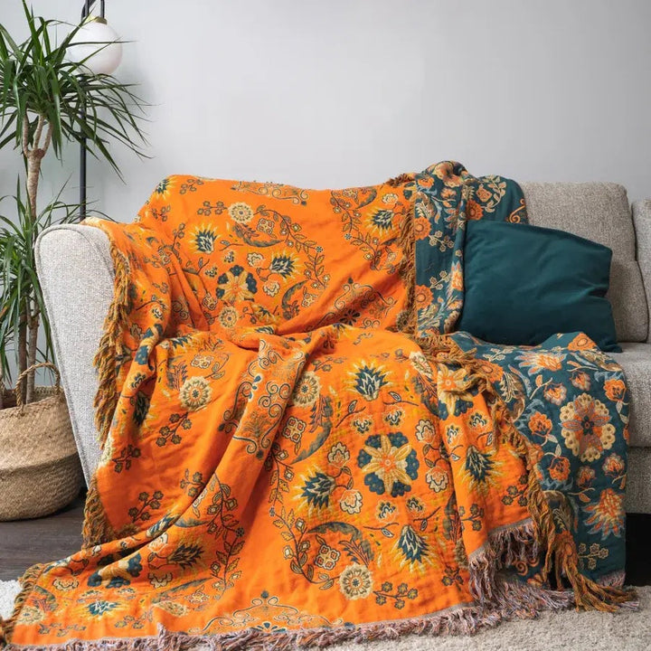 Reversible Blanket with Pattern | Decorative & Versatile