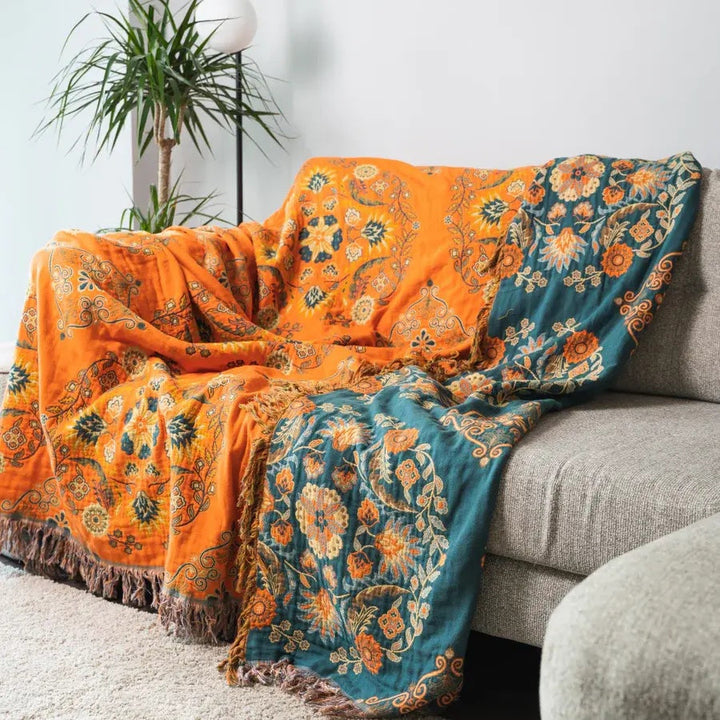 Reversible Blanket with Pattern | Decorative & Versatile
