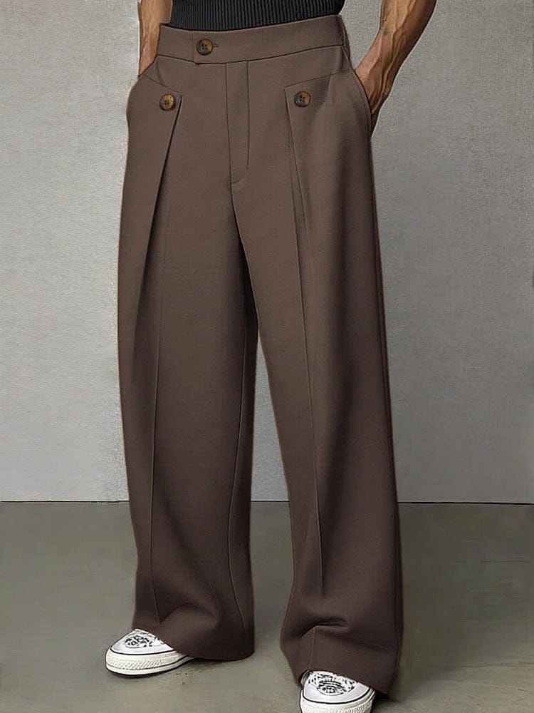 Wentaro - Herren Weite Hose Komfort Passform