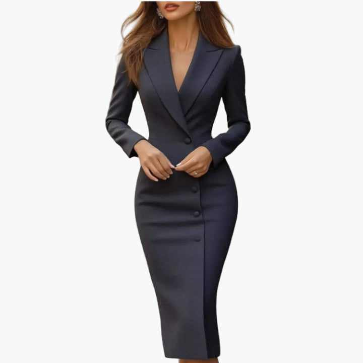 Icah - Elegantes Midi Blazerkleid