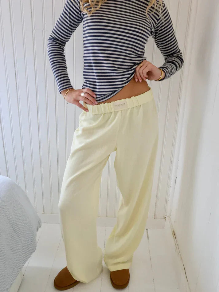 Iviora - Damen Baumwoll Loungehose