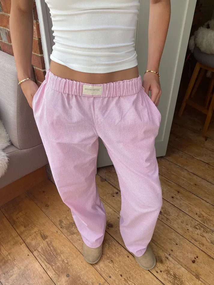 Iviora - Damen Baumwoll Loungehose