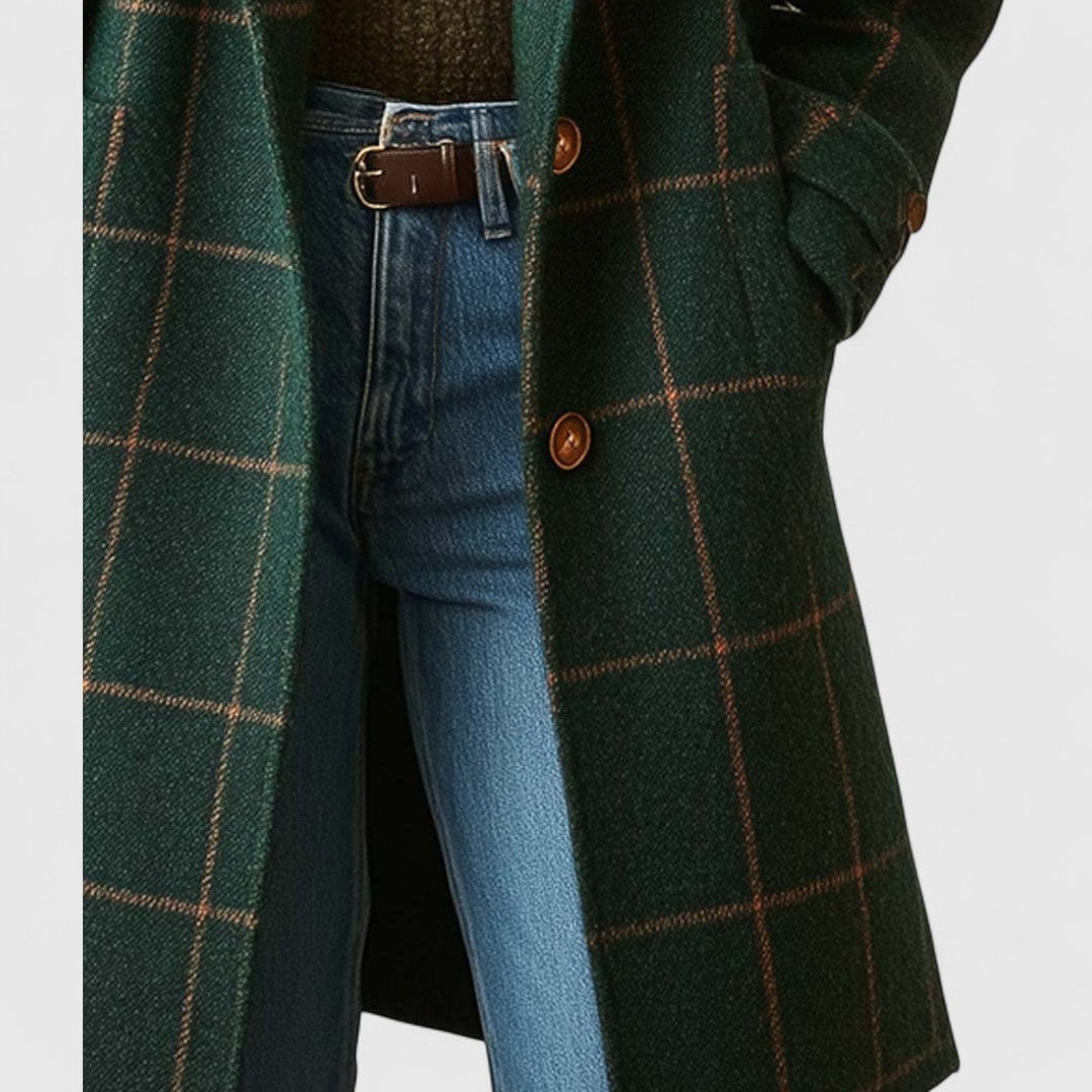 GERADE GESCHNITTENER KAROMANTEL FÜR DAMEN - Image 7