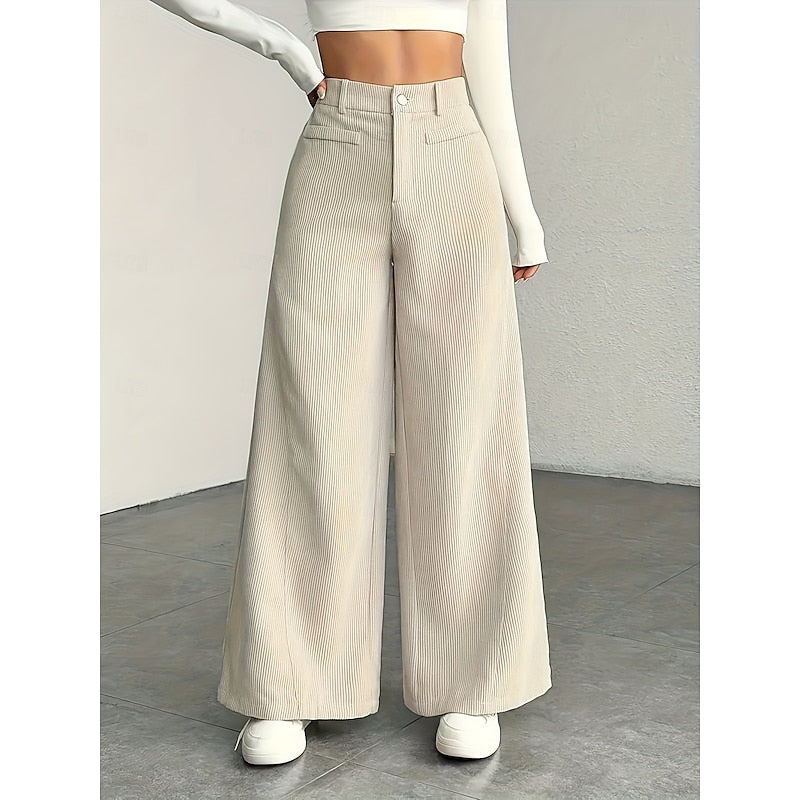 Gwyneth | Weite Hose mit hoher Taille - Image 6