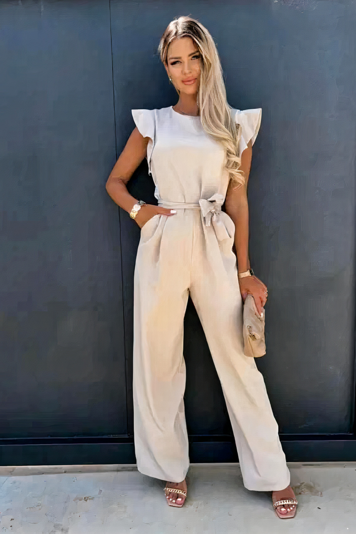 Women Casual Wide Leg Summer Jumpsuit - Image 8