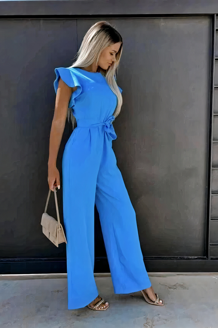 Women Casual Wide Leg Summer Jumpsuit