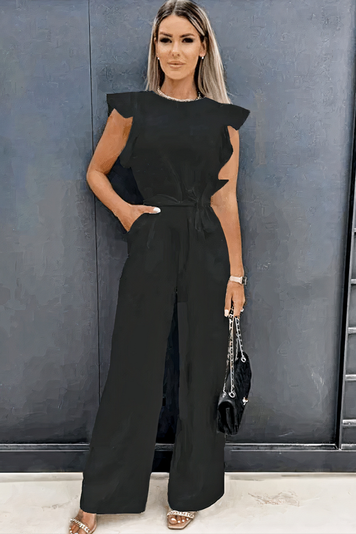 Women Casual Wide Leg Summer Jumpsuit - Image 5